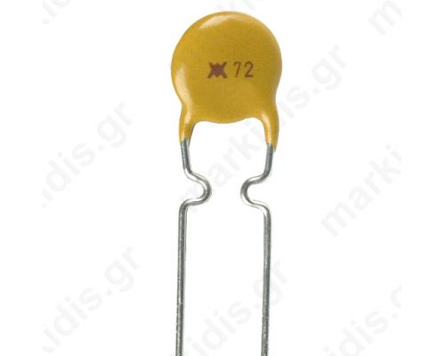 RXEF050 - POLYSWITCH, 0.5A, 72V, RADIAL