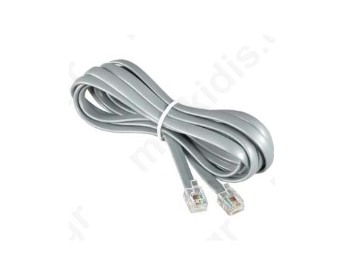 TELEPHONE CABLE GREY 6M