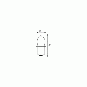 ΛΑΜΠΑΚΙ ΦΟΥΡΟ 7.2V/0.5Α/3.6W Ρ13.5S