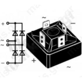 ΓΕΦΥΡΑ 1 PHASE VBO24-10NO4 24A/1000V