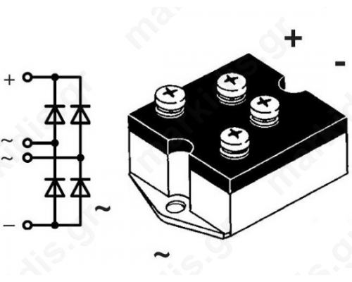 ΓΕΦΥΡΑ 1 PHASE 50A/1600V