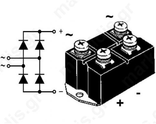 BRIDGE 1 PHASE 72A / 1200V