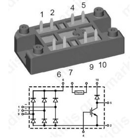 BRIDGE 3 PHASE 70A / 1600V + IGBT + FRED