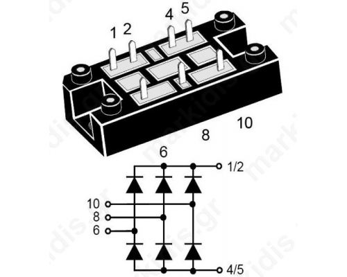 BRIDGE 3 PHASE 36A/1600V