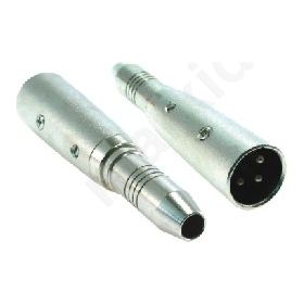 ADAPTOR JACK 6.35mm SOCKET TO XLR PLUG STEREO