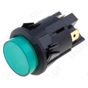 ΔΙΑΚΟΠΤΗΣ PUSH BUTTON OFF-ON Φ25ΜΜ 16A/250V ΦΩΤΙΖ.