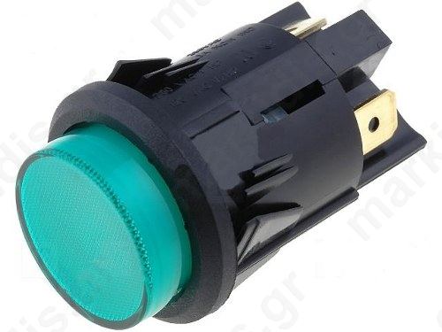 SWITCH PUSH BUTTON OFF-ON 25MM 16A/250V
