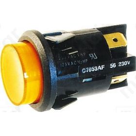 Διακόπτης Push Button Off-On Φ25ΜΜ 16A/250V Φωτιζόμενος