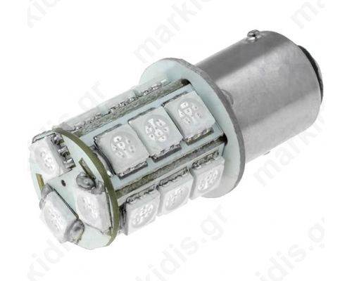 ΛΑΜΠΑΚΙ ΑΥΤΟΚΙΝΗΤΟΥ BA15D 18 LED SMD WH