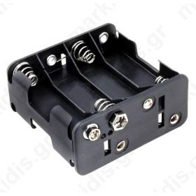 Holder  Size: AA, R6 Batt.no:8  Leads:6F22 type Colour: black