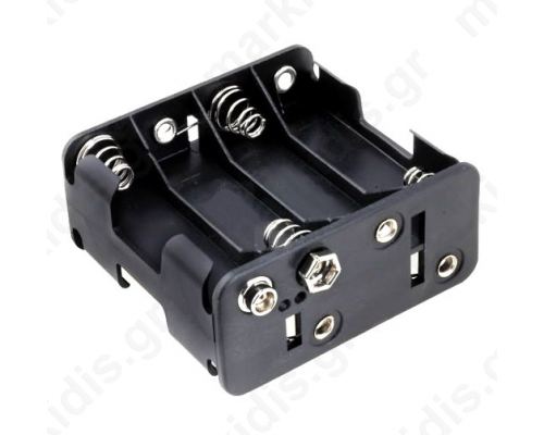 Holder  Size: AA, R6 Batt.no:8  Leads:6F22 type Colour: black