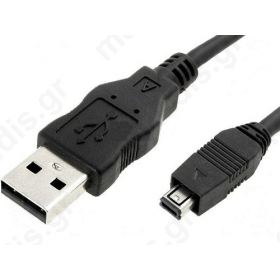 ΚΑΛΩΔΙΟ USB MINI 4P ΑΡΣ -USB A ΑΡΣ