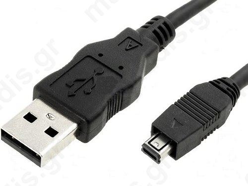 ΚΑΛΩΔΙΟ USB MINI 4P ΑΡΣ -USB A ΑΡΣ