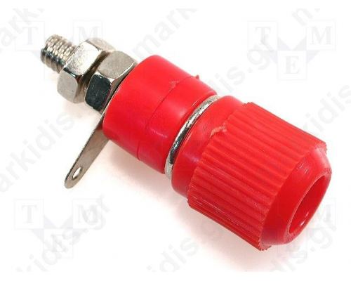 Socket 4mm Red