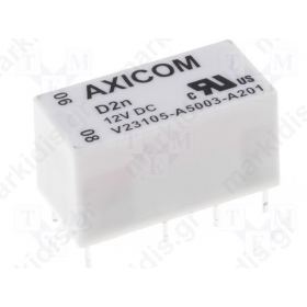 Relay: electromagnetic; DPDT; Ucoil:12VDC; 0.5A/125VAC; 1A/30VDC