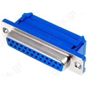 CONNECTOR D-SUB ΘΗΛ 25P FLAT DFF25L