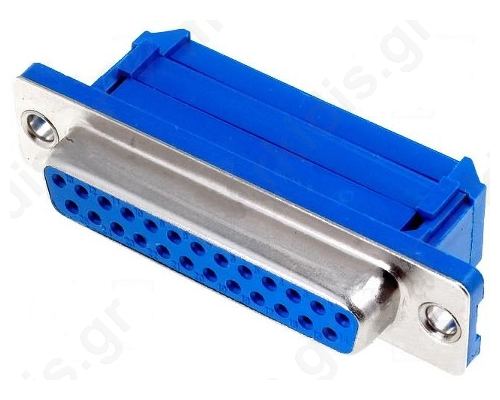 CONNECTOR D-SUB ΘΗΛ 25P FLAT DFF25L