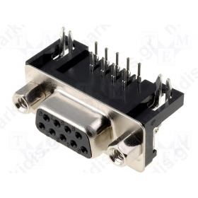 CONNECTOR D-SUB ΘΗΛ ΓΩΝΙΑΚΟΣ 9S 111-DR-9S