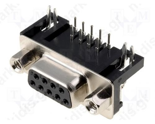 CONNECTOR D-SUB ΘΗΛ ΓΩΝΙΑΚΟΣ 9S 111-DR-9S