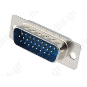 CONNECTOR D-SUB MALE 26P SOLDER