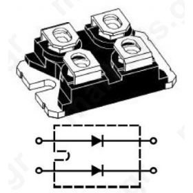 DIODE FRED  2X123A/200V  35nsec