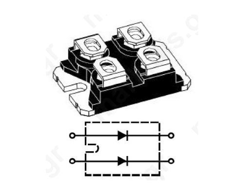 DIODE FRED  2X123A/200V  35nsec