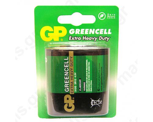 BATTERY GREENCELL 4.5V FLAT BLIS.