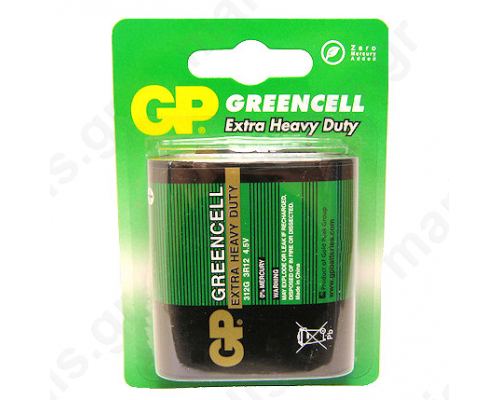 ΜΠΑΤΑΡΙΑ GREENCELL 4.5V ΠΛΑΚΕ BLIS.