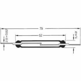 Reed Switches 52mm/1.3Α