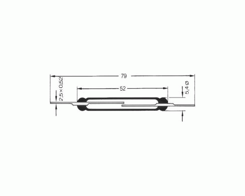 Reed Switches 52mm/1.3Α