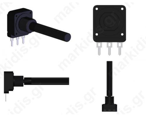 POTENTIOMETER 2.2K MONO LOG