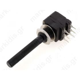 POTENTIOMETER STEREO 100K LOG