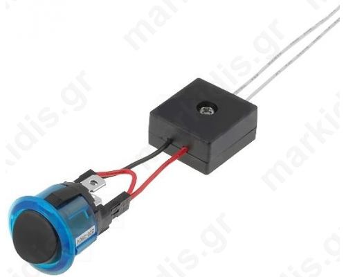 ΔΙΑΚΟΠΤΗΣ ΚΟΥΝΙΑ ON-OFF 10A/250VAC ΜΑΥΡΗ ΦΩΤΙΖ.