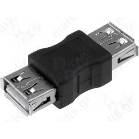 ADAPTOR USB 2.0 USB A socket, both sides
