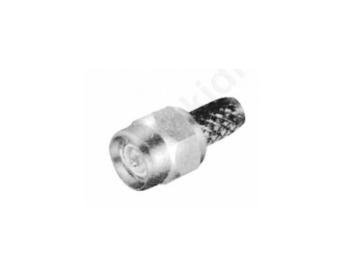 SMA; male; straight; 50O; crimped; for cable RG-58