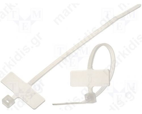 Cable Tie With Label L: 100mm W: 2.5mm