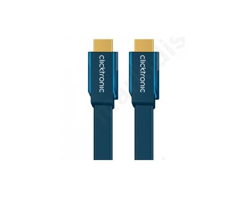 Καλώδιο Clicktronic HDMI αρσ. - HDMI αρσ FLAT