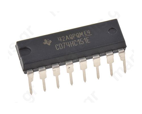 CD74HC151E, Multiplexer Switch IC Single