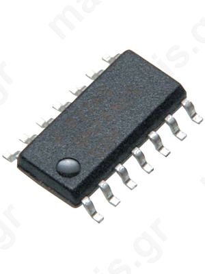 SN74LS74AD, Dual, D Type Flip Flop, 4.75 > 5.25 V, 14-Pin SOIC