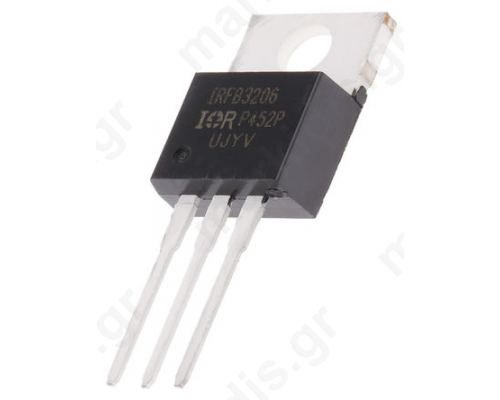 IRFB3206PBF N-channel MOSFET, 210A, 60V 3-Pin TO-220