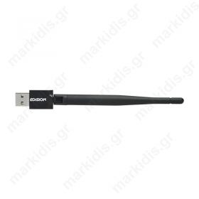 Αντάπτορας USB ασύρματου δικτύου 150 MBPS WiFi EDI-Mega Αντάπτορας USB ασύρματου δικτύου 150 MBPS WiFi EDI-Mega