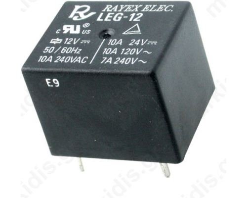 Relay electromagnetic Ucoil 24VDC 10A/120VAC