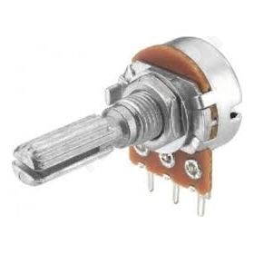 R16110N-B50K Potentiometer: shaft; single turn; 50k Ω; 100mW; ±20%; THT; 6mm