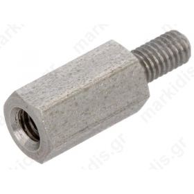 Screwed Spacer Sleeve Int.thread M6 10mm