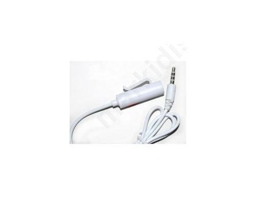 Audio cable with microphone M/F, 3.5mm, 50?m