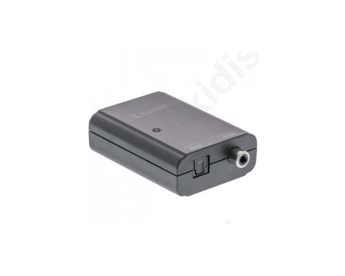 Digital audio converter TosLink female - S/PDIF female dark grey