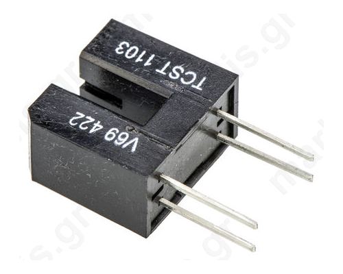TCST1103 Through Hole Slotted Optical Switch, Phototransistor Output