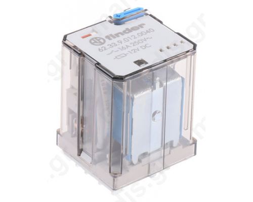 Relay: electromagnetic 3PDT 12VDC 16A/250VAC