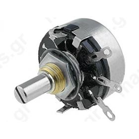 Potentiometer: shaft; single turn; 22k Ω; 2W