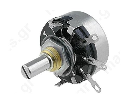 Potentiometer: shaft; single turn; 22k Ω; 2W